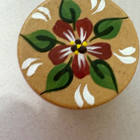 SMALL ROUND BOX - WOOD - Picture 5 of 5